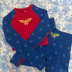 Women's Superhero Costume Set - Red and Blue